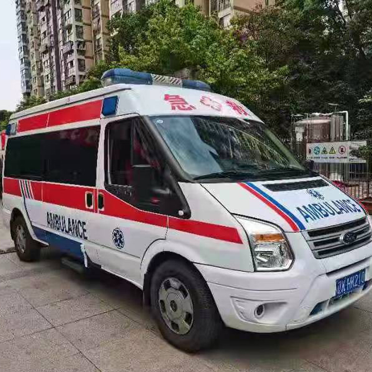 金水长途救护车护送病人返乡